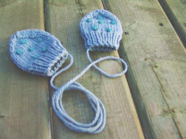 Mitaines Enfant Hiver Avec Haut Rabattable - En Tricot Doux - Pour 5-14 Ans - Modèle Cartoon