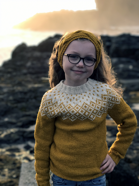 Bohéme Sweater for Kids par Randi Hjelm Debes