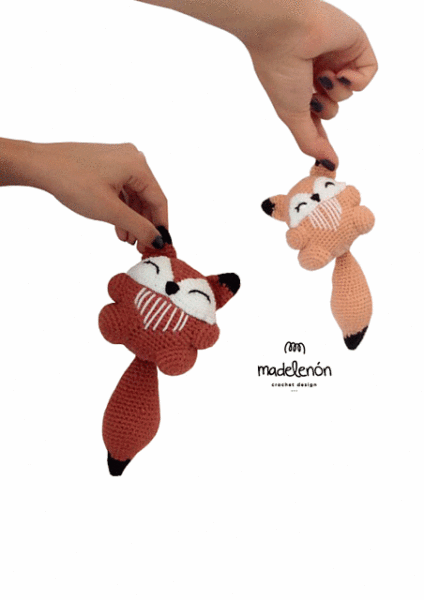 Eric the Fox and his family par Madelenón Crochet Desing