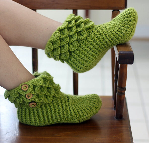 Chaussons Crocodile Drôles Et Doux - Pour Toute La Famille, Garçons Et Filles, Hommes Et Femmes - Idéal Pour L'hiver